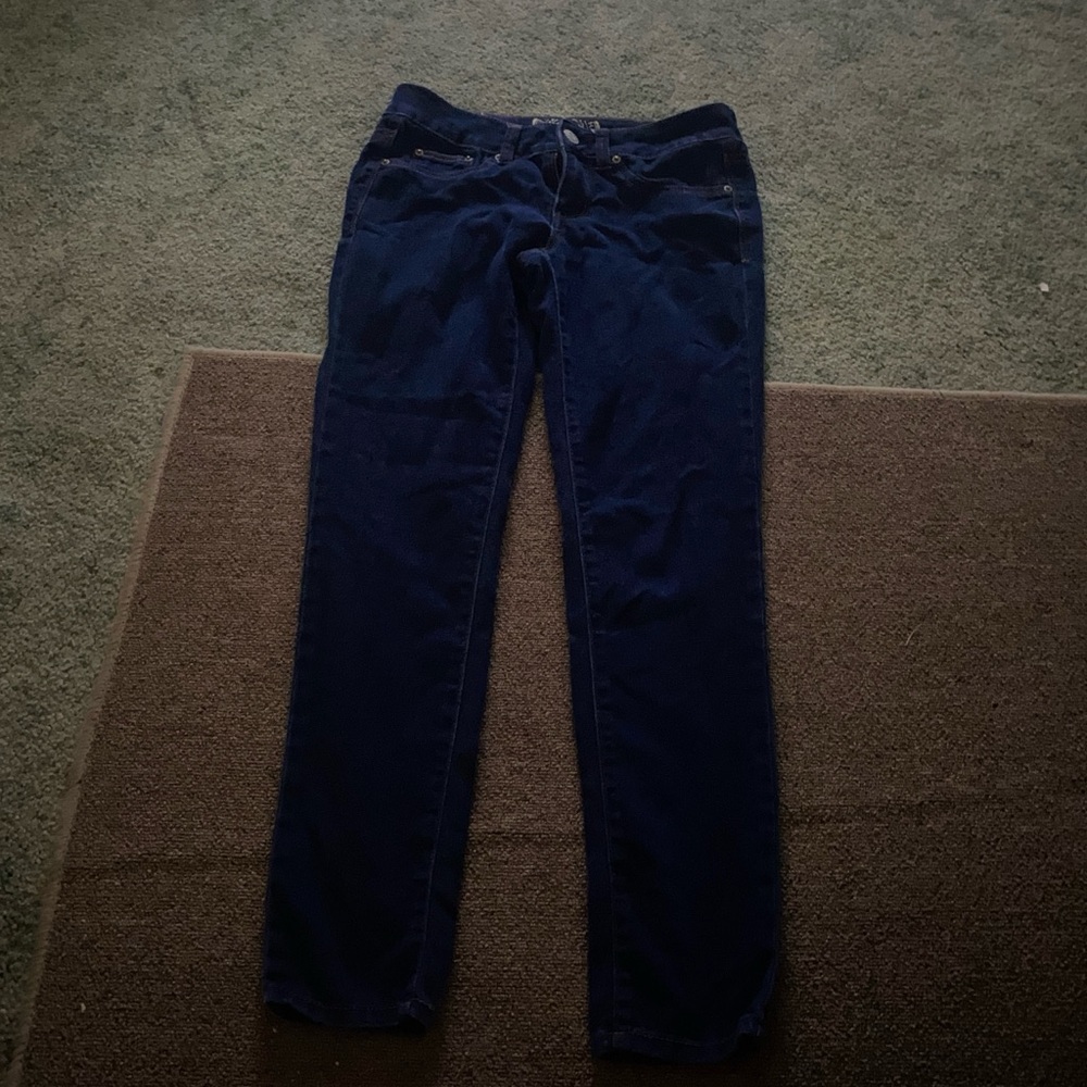 Blue jeggings